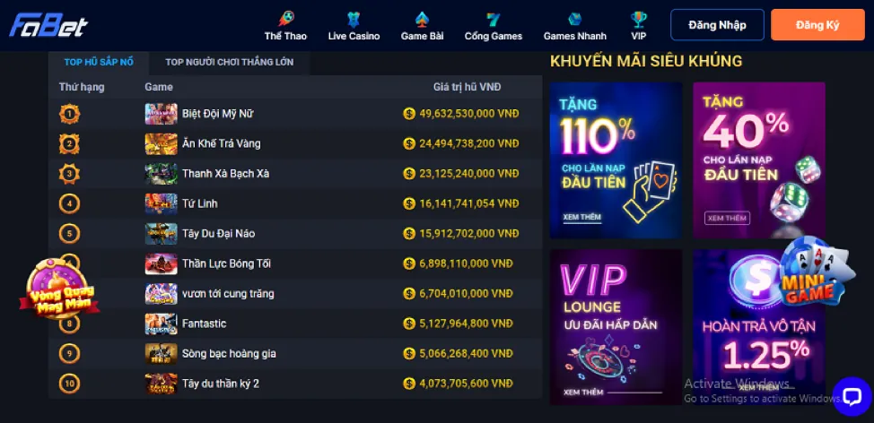 Banner khuyến mãi độc quyền xoxo66